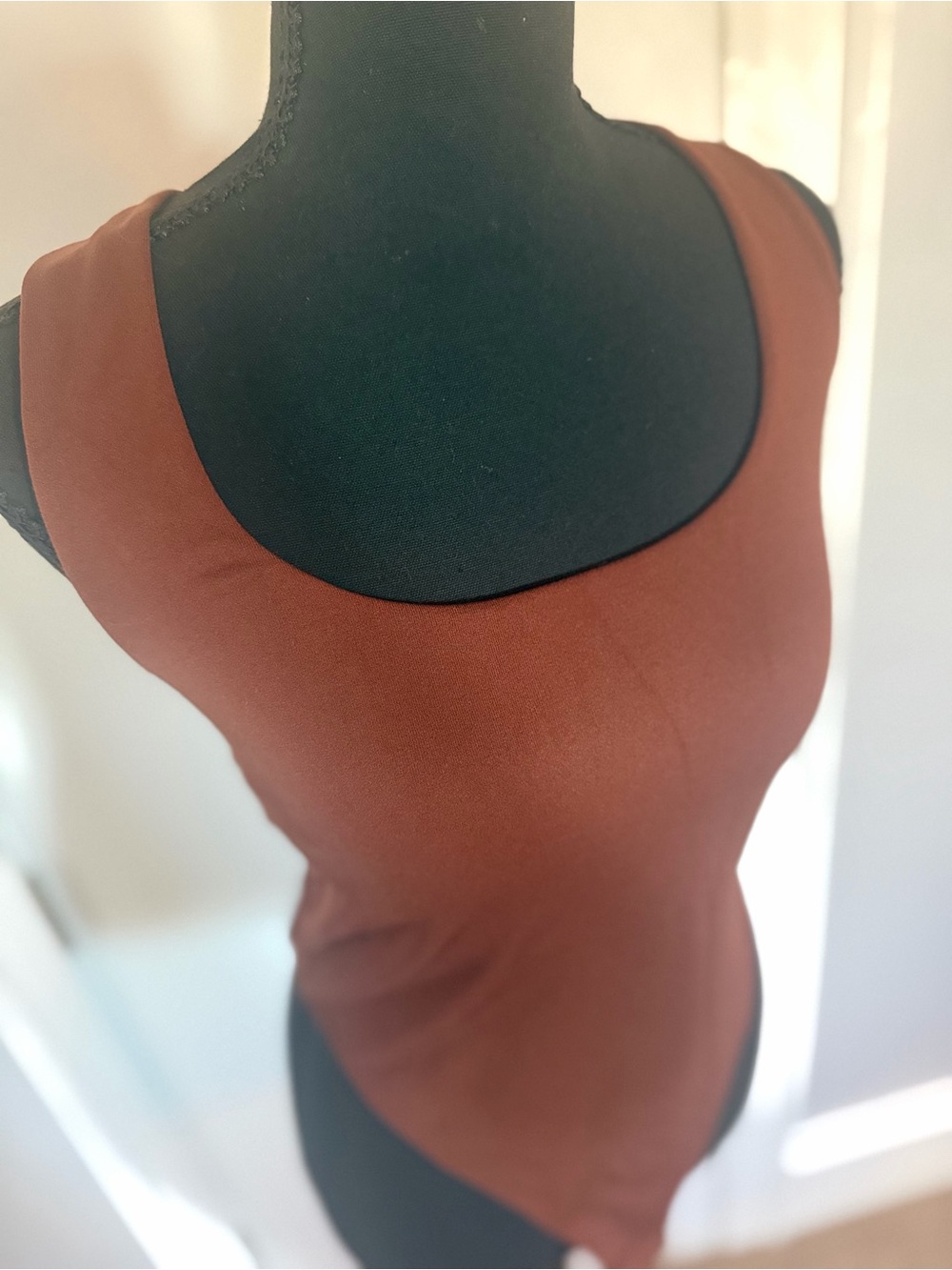 a new day Rust Scoop Neck Bodysuit